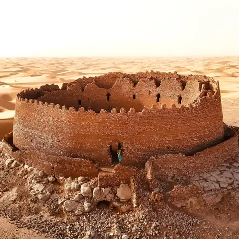 قصر الدراع أو الذراع في صحراء الجزائر