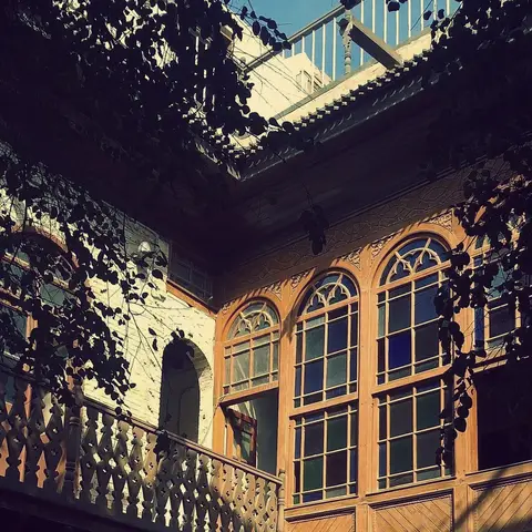 مشهد من بيت قديم في بغداد