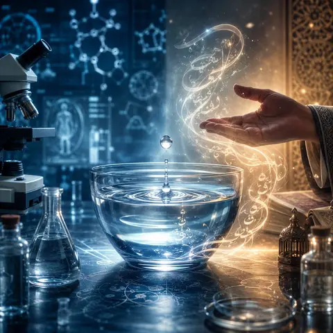 هل يتأثر الماء بنوايانا وما نقرأه عليه وننفث فيه ؟ وهل للماء ذاكرة ؟
