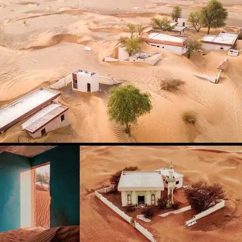 قرية مهجورة ومسكونة بالجن في الشارقة
