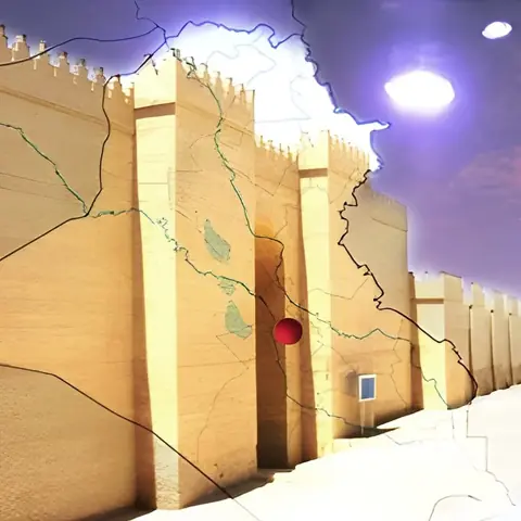 أجسام طائرة مجهولة في بابل الأثرية